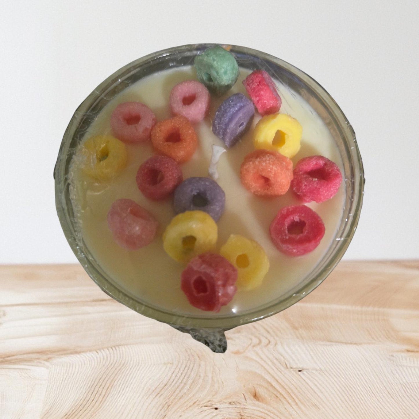Small Fruitloops  Candle