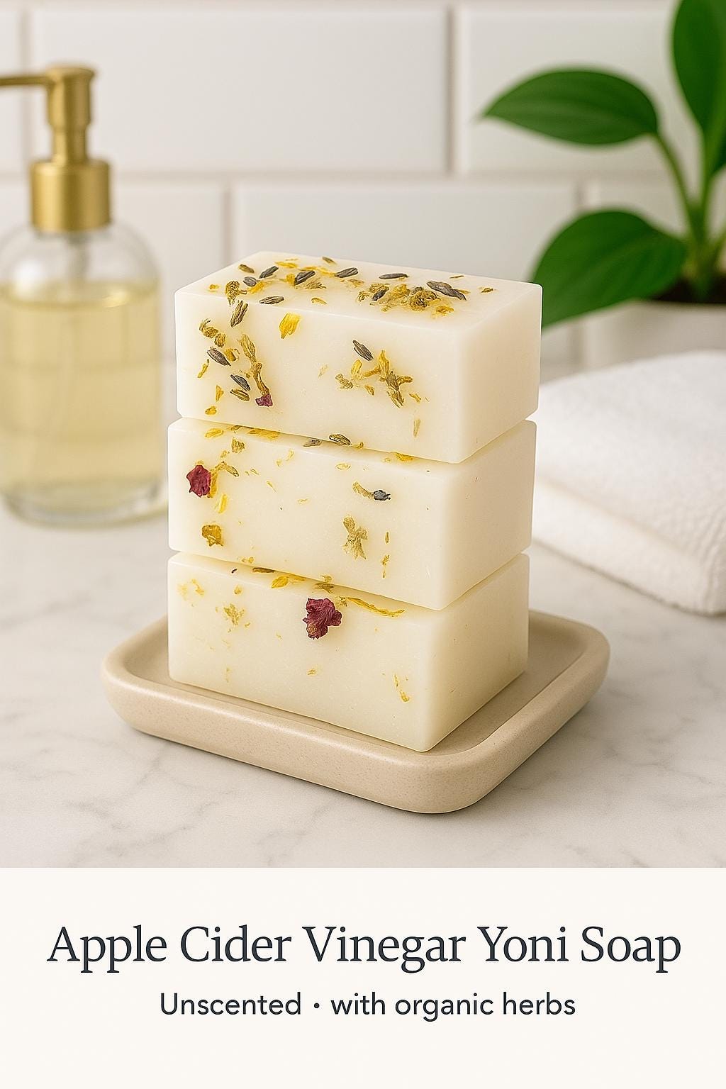 Apple Cider Vinegar Yoni Soap -Unscented-Sensitive Skin