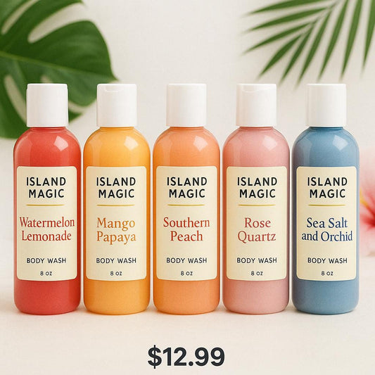 Island Magic Body Wash -Shower Gel 8oz