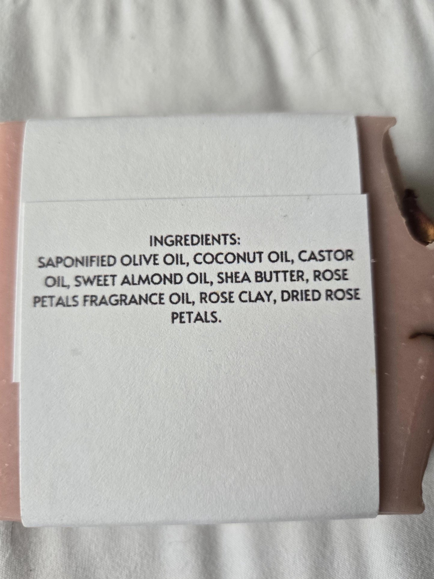 Island Magic Rose Petals Soap – Handmade Luxury Bar with Shea Butter, Olive Oil & Coconut Oil – Natural Rose Clay Soap – Gift for Her