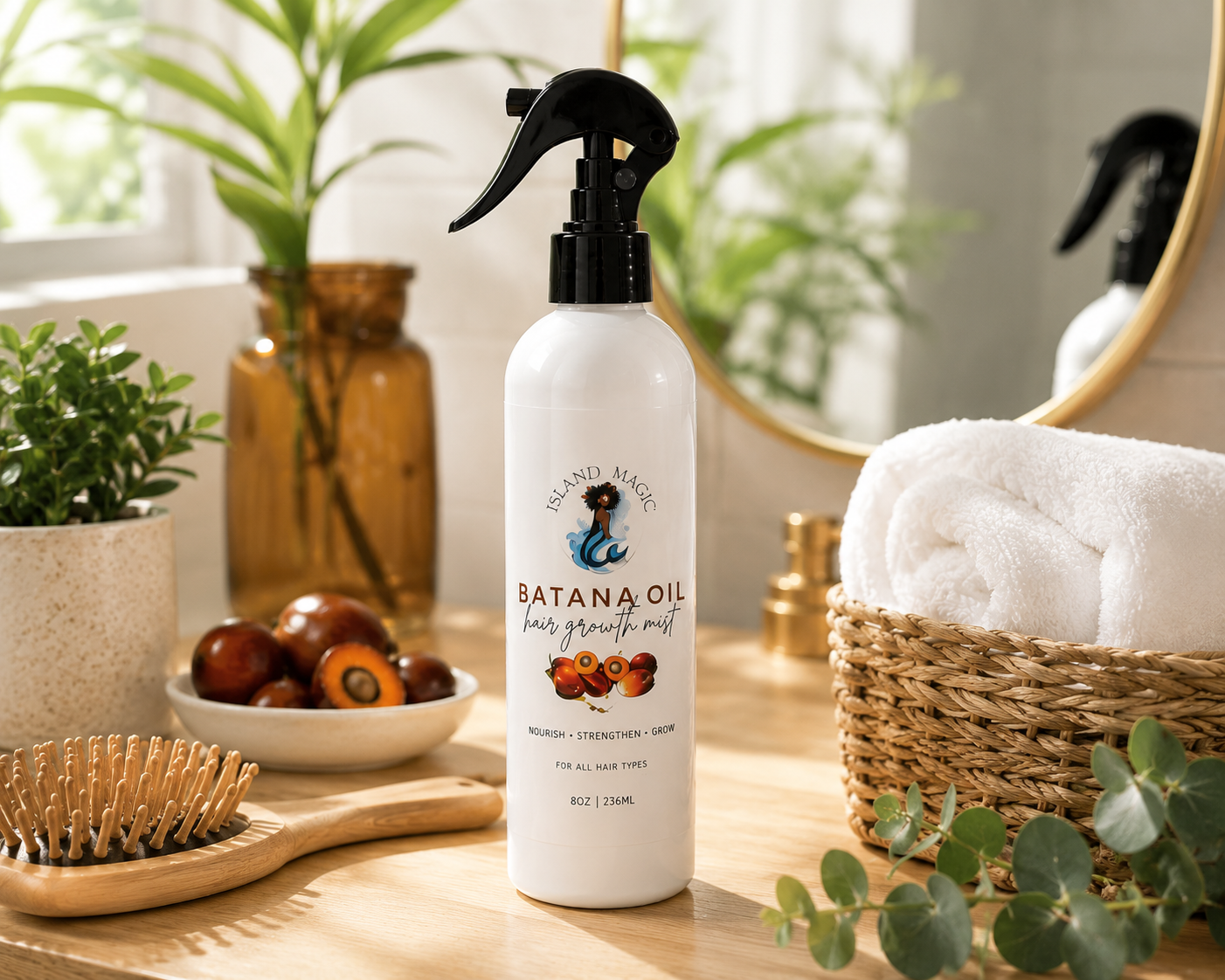 Batana Oil Leave In Mist-Rosemary and Mint Scented