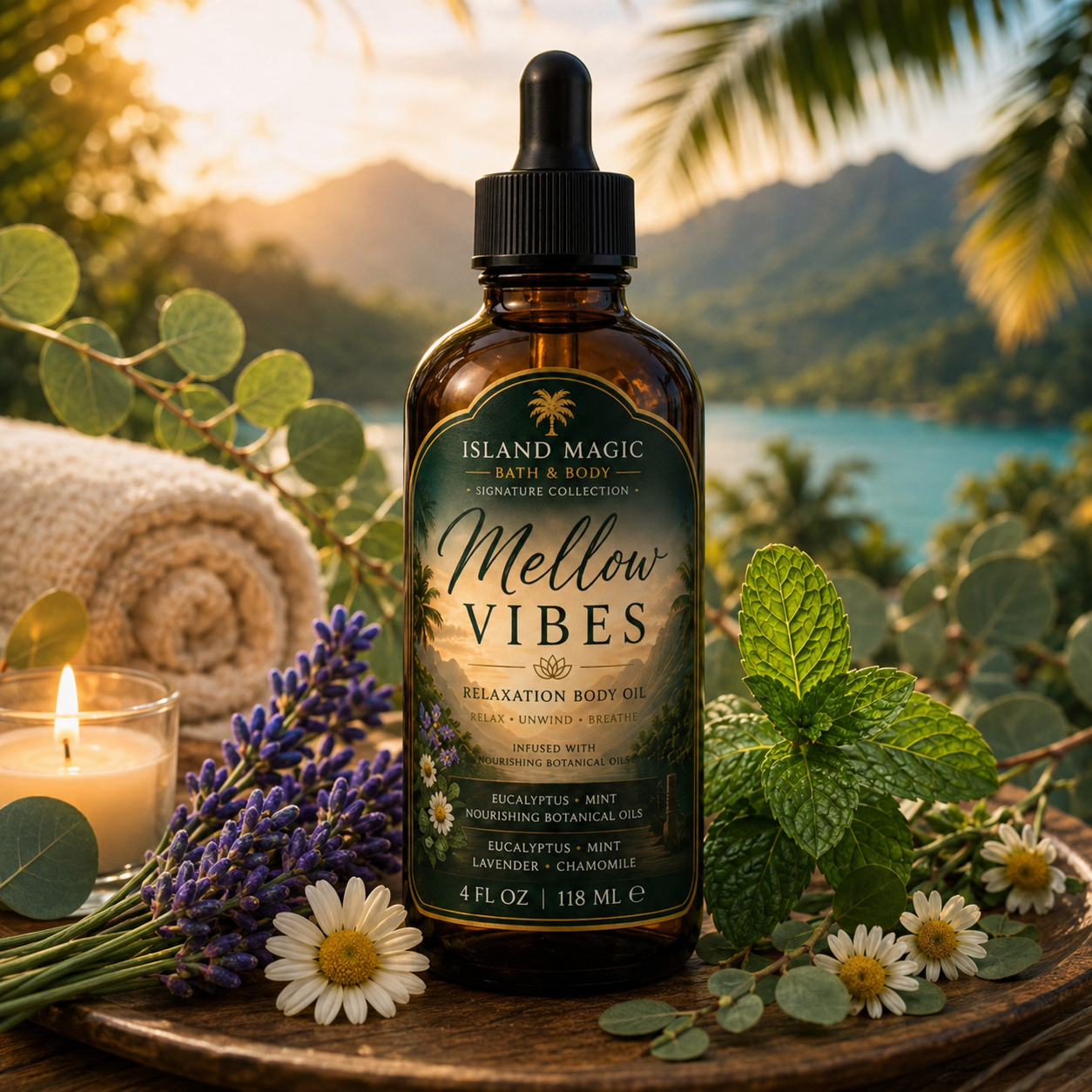 Mellow Vibes Relaxation Body Oil