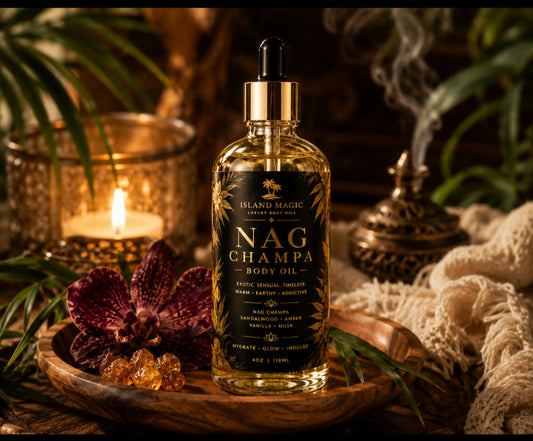 Nag Champa Body Oil | Warm Earthy Luxury Body Oil